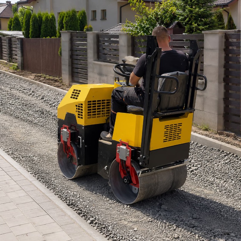 Heavy Equipment Rollers - Rolo Compactador Vibratório de Tambor Duplo