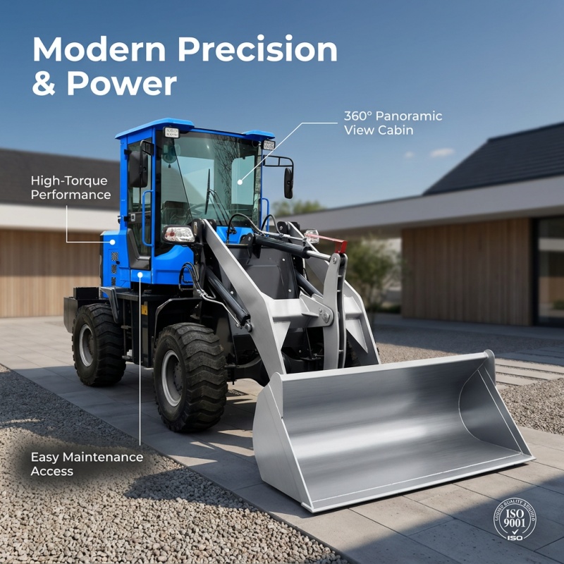 Heavy Equipment Loader - Carregadeira de Rodas Pequena Multifuncional Euro