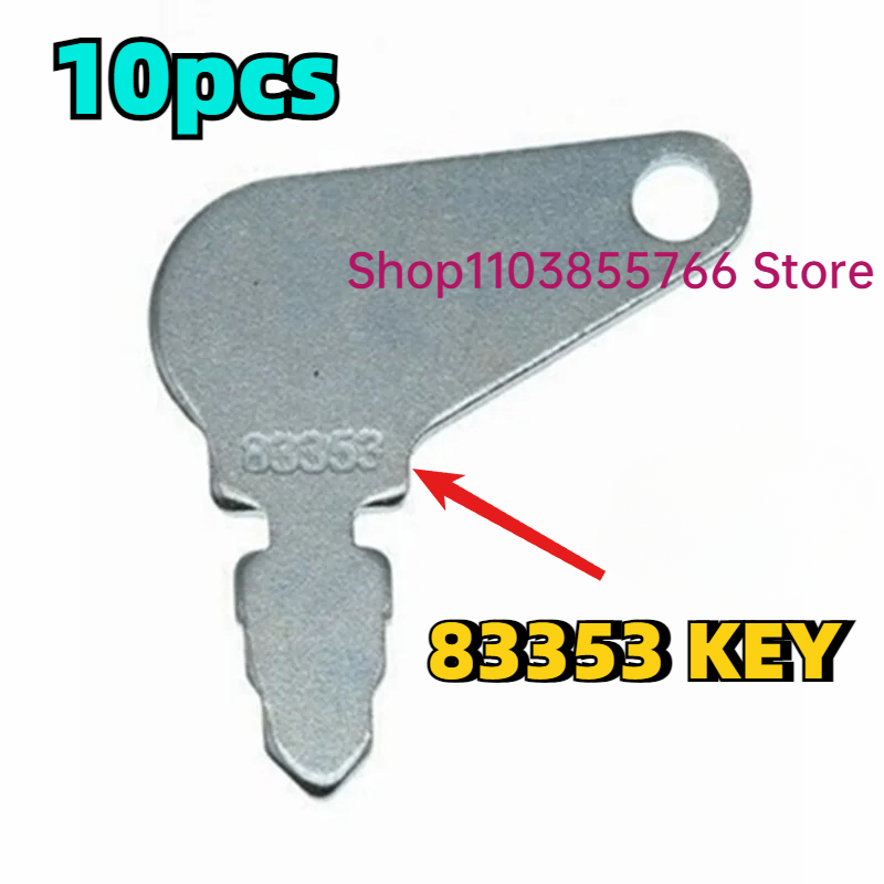 10 peças 83353 chaves para con - Heavy Equipment Key Set avaliação e preço