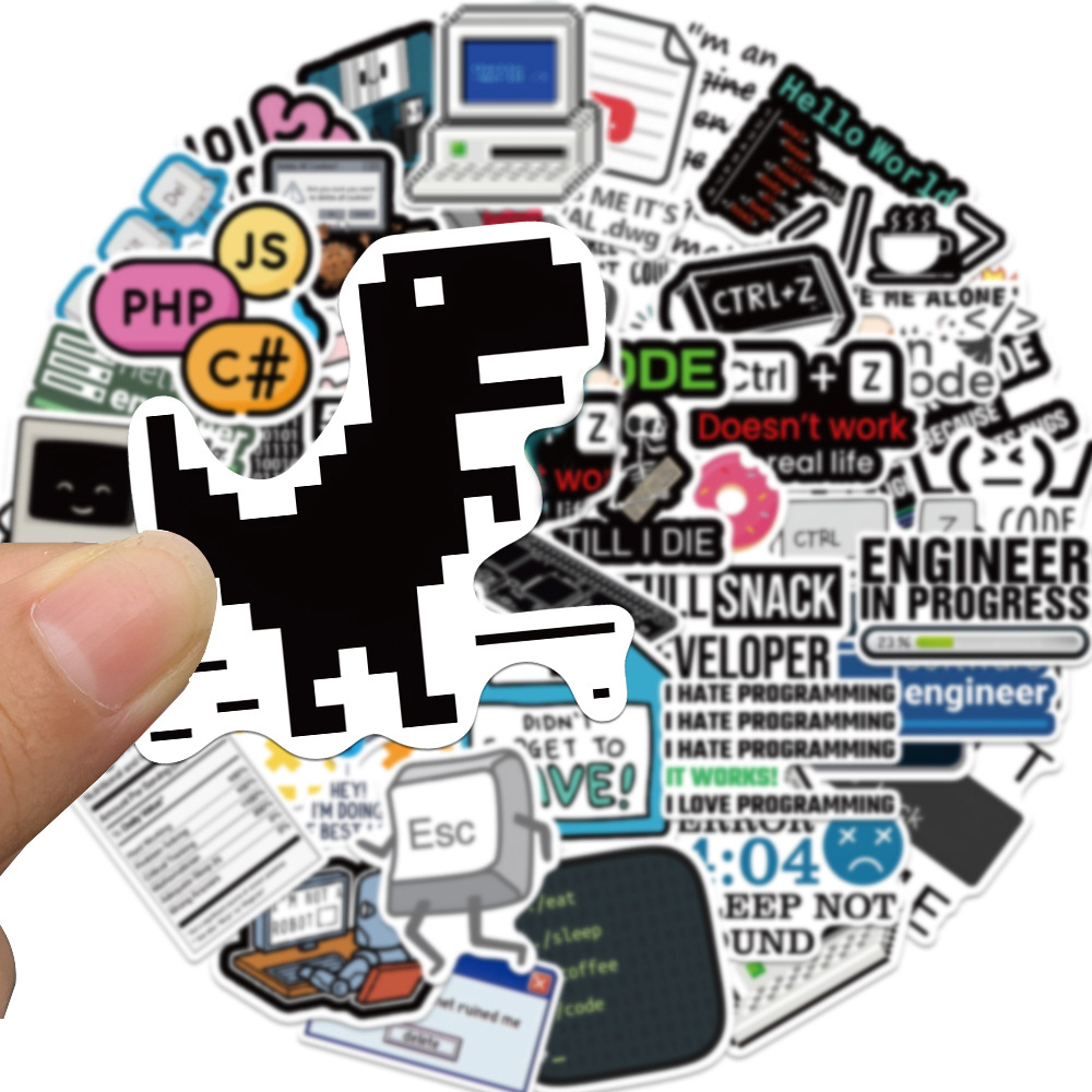 10/30/50 peças Adesivos MEME d - Heavy Equipment Stickers avaliação e preço
