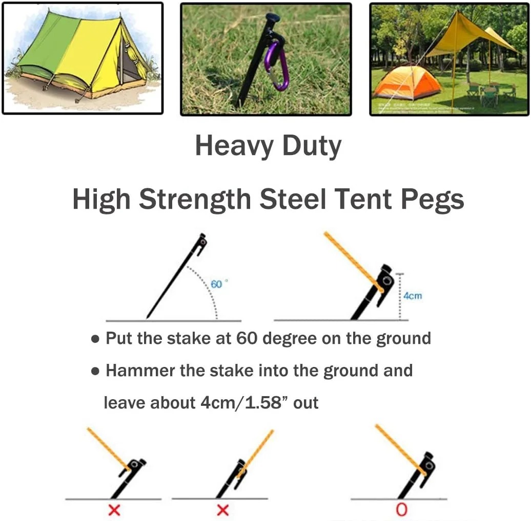 Estacas de Tenda Reforçadas de - Heavy Equipment Attachments avaliação e preço